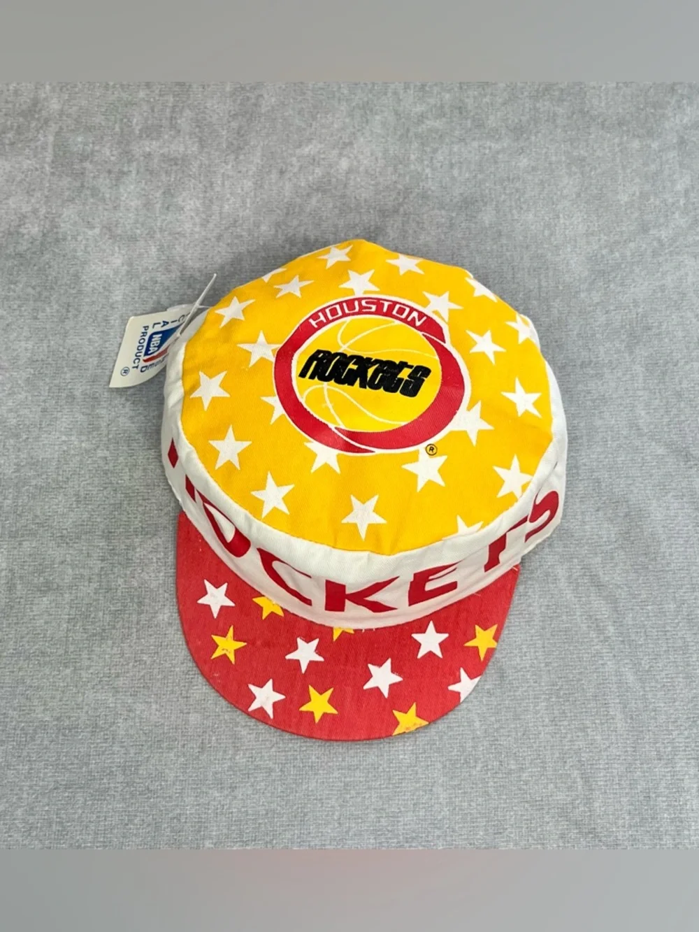 Kids NBA Houston Rockets Bucket Stretch Hat 1990’s Vintage